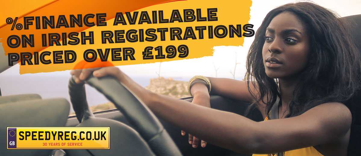 0% Finance Available on Irish Registrations Priced Over £199