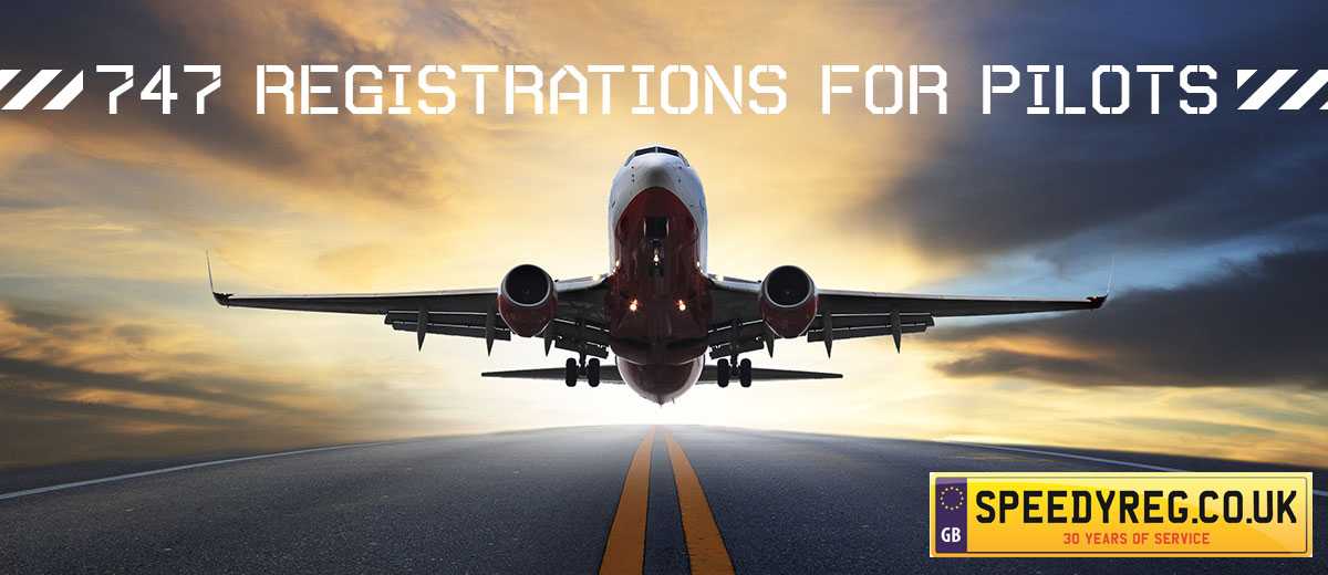 747 registrations for pilots