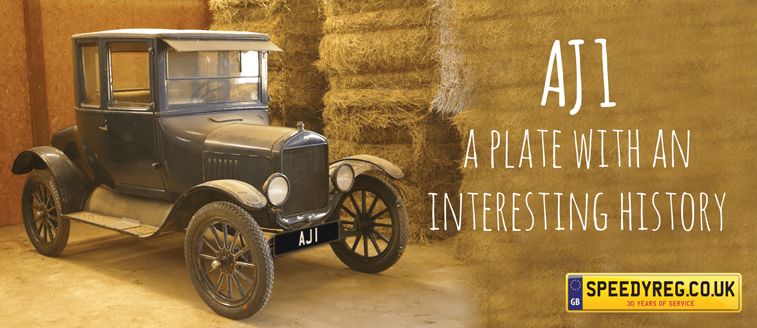 AJ 1 – A Plate with an Interesting History