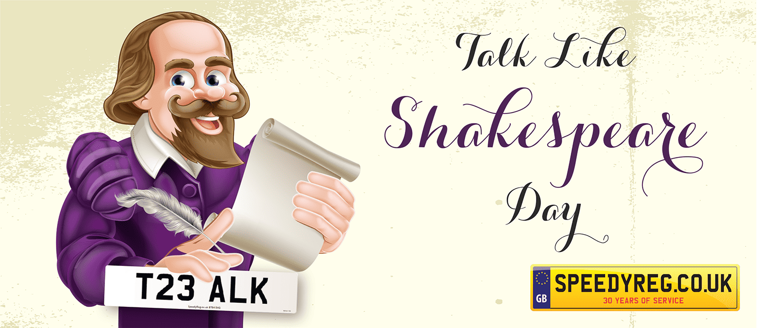 Aye, tis Talk Like Shakespeare Day! 