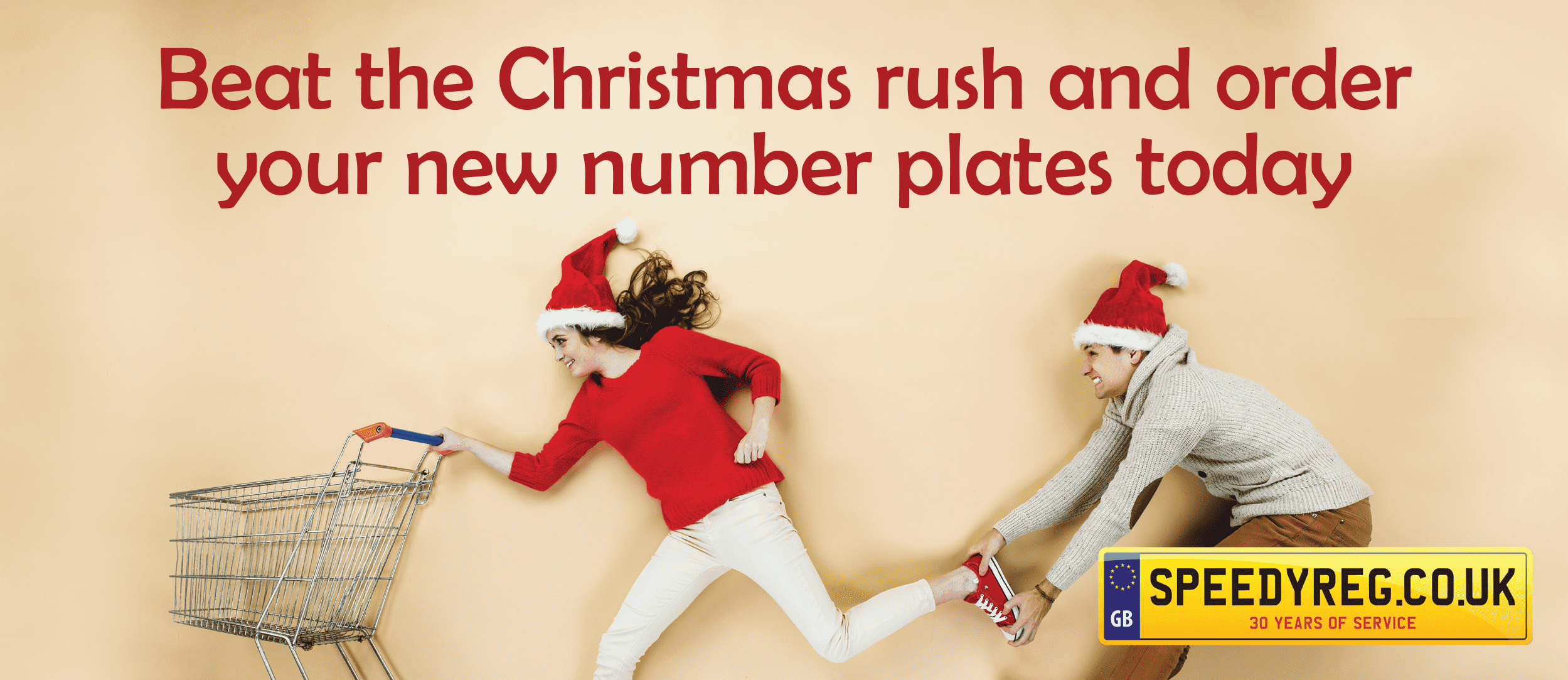 Beat the Christmas Rush and order your new number plates today