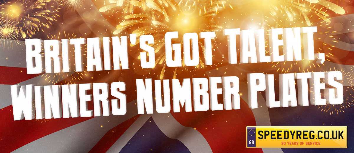 Britain's Got Talent, winners Number Plates