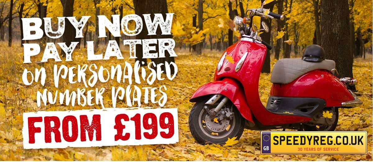 Buy Now and Pay Later on Personalised Registration Plates from £199