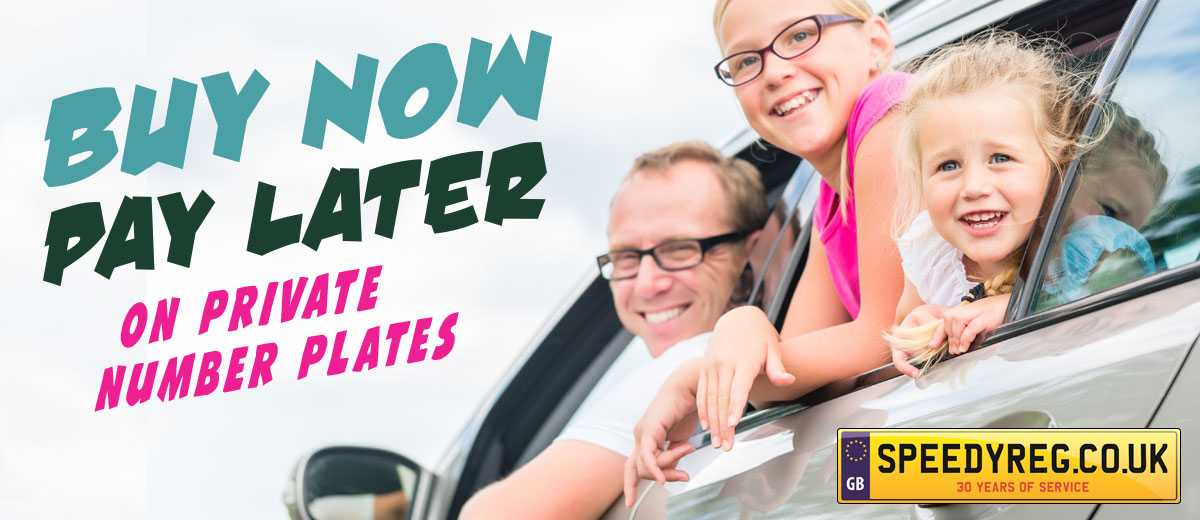 Buy Now pay later on Private number plates