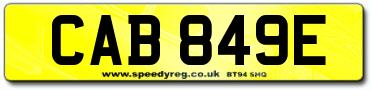 Cabbage Number Plates