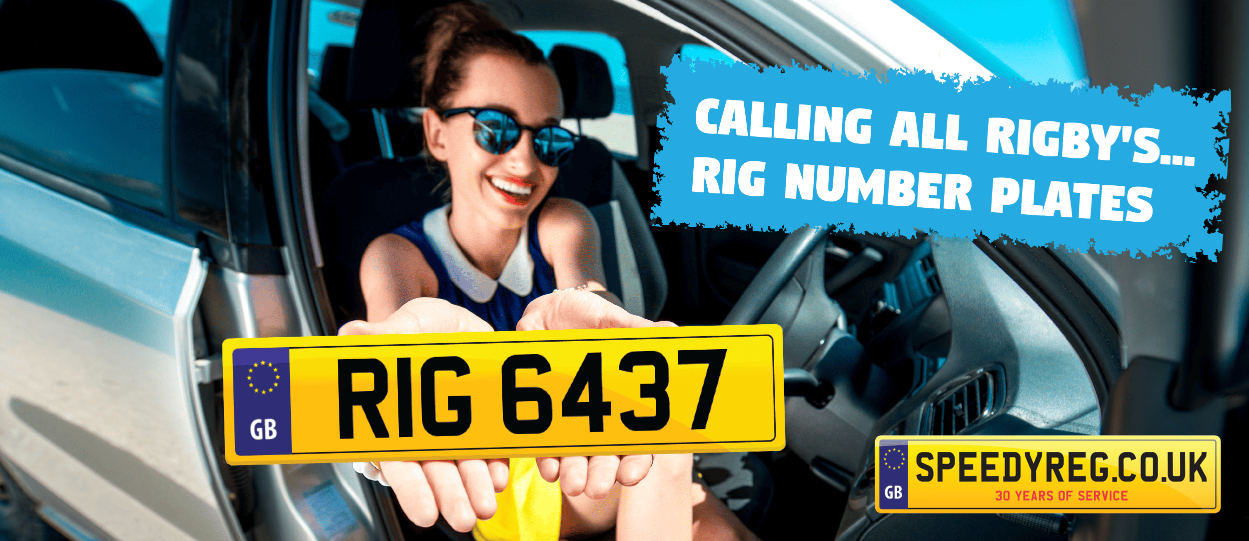 Calling all Rigbys – RIG number plates are here