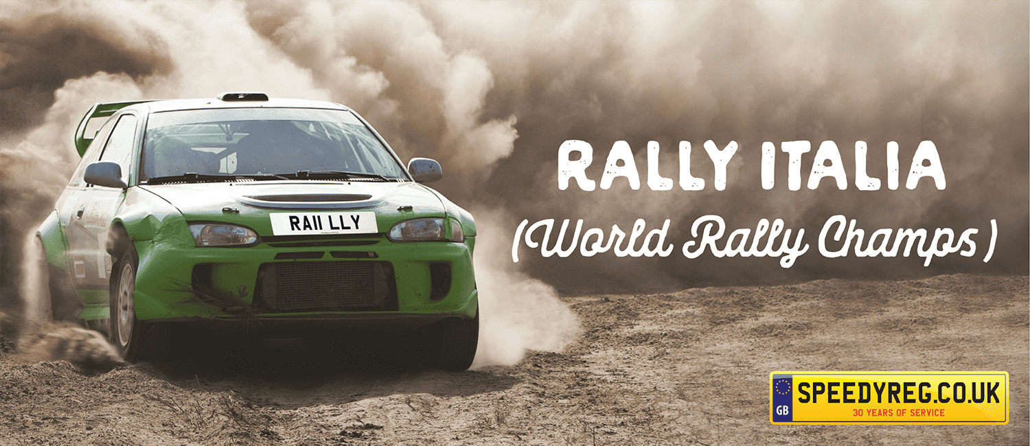 Celebrate Rally Italia with a WRC plate!