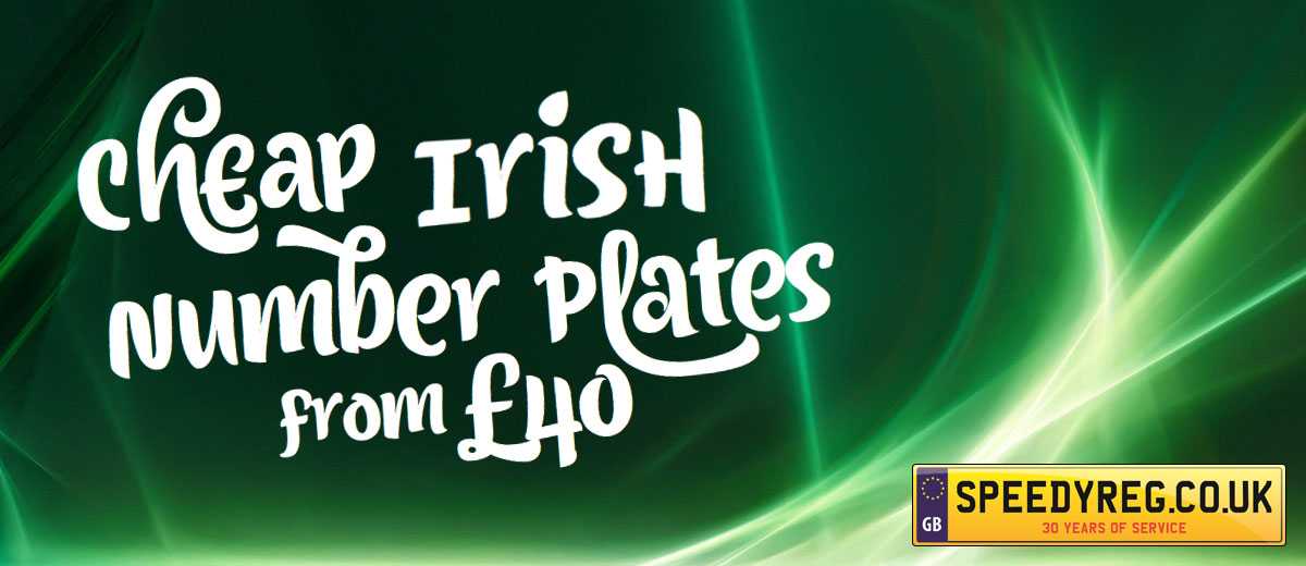 Cheap Irish Number Plates from £40?