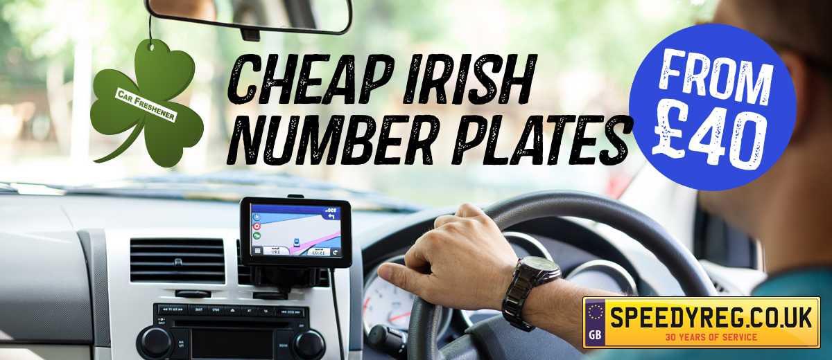 Cheap Irish Number Plates from £40