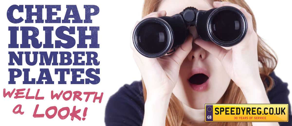 Cheap Irish number plates  - well worth a look