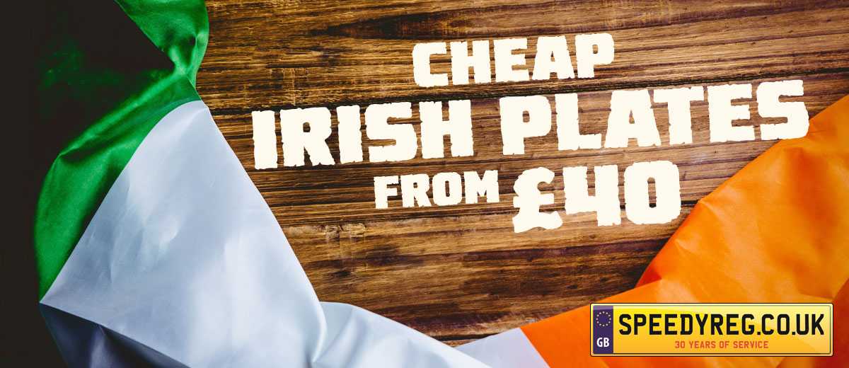 Cheap Irish Plates from £40