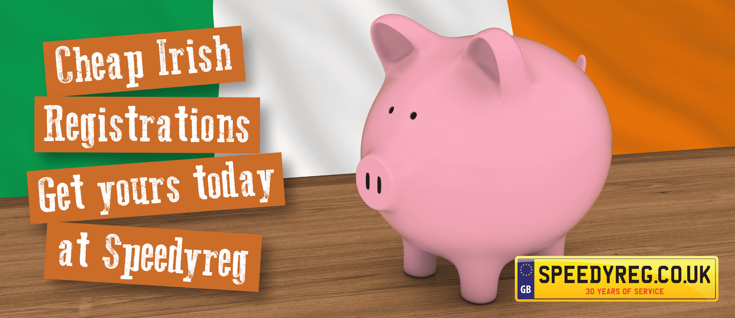 Cheap Irish Registrations- get yours today at Speedy Reg