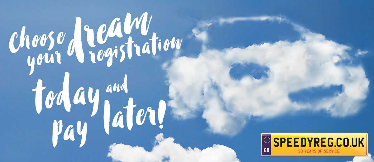 Choose your dream registration today and pay later