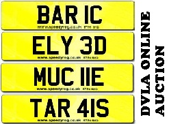 DVLA announces another Online Personalised Number Plates Auction
