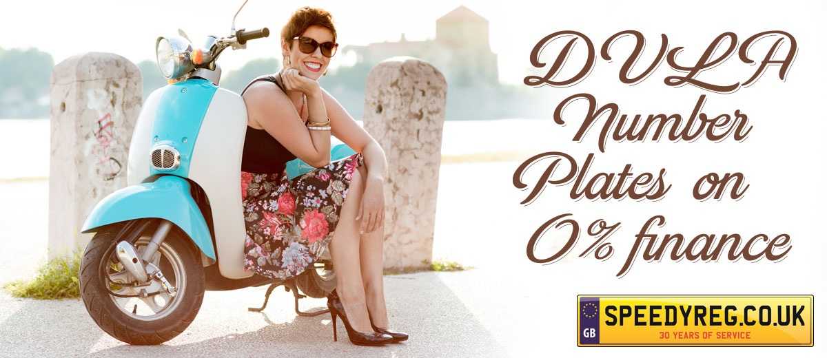 DVLA Number Plates on 0% Finance