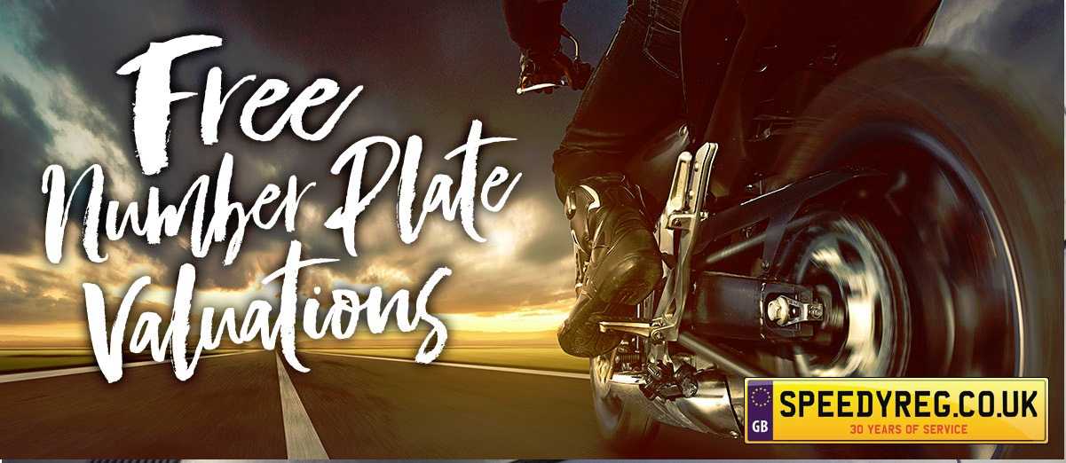 Free Number Plate Valuations