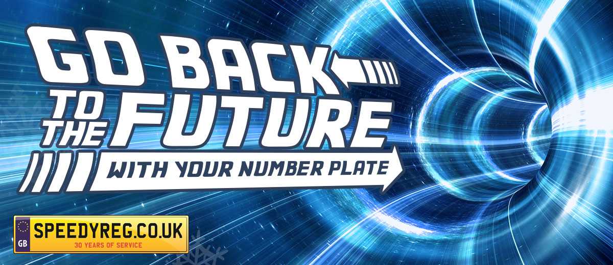 Go back to the future with your number plate