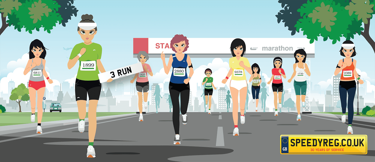 Good Luck London Marathon Runners ﻿