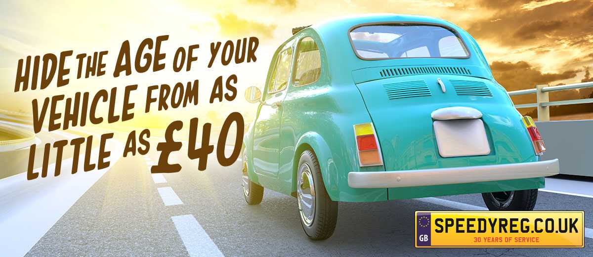 Hide the age of your vehicle from as little as £40