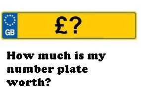 How much is my number plate worth?