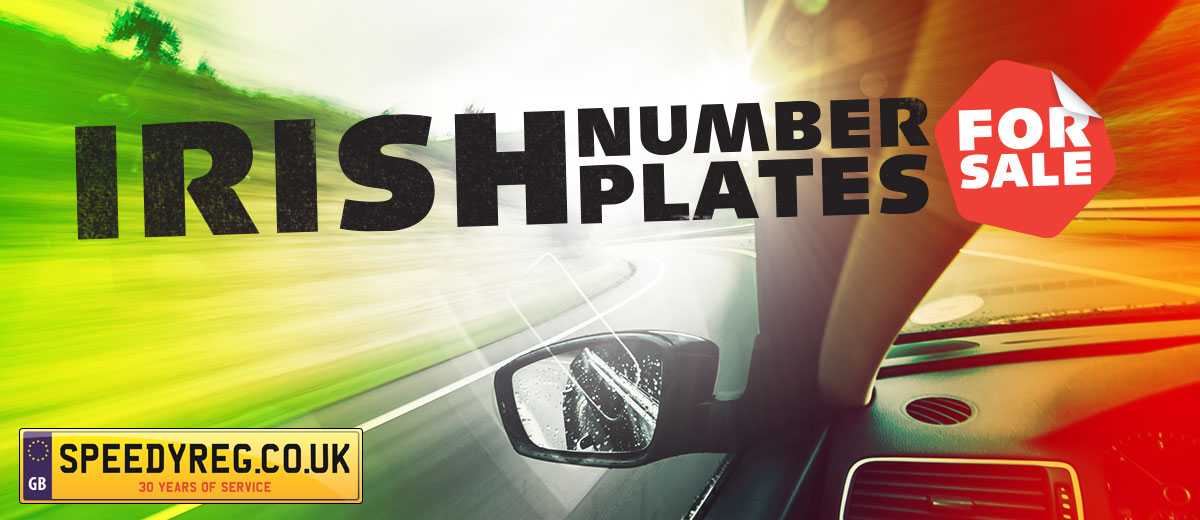 Irish Number Plates for sale