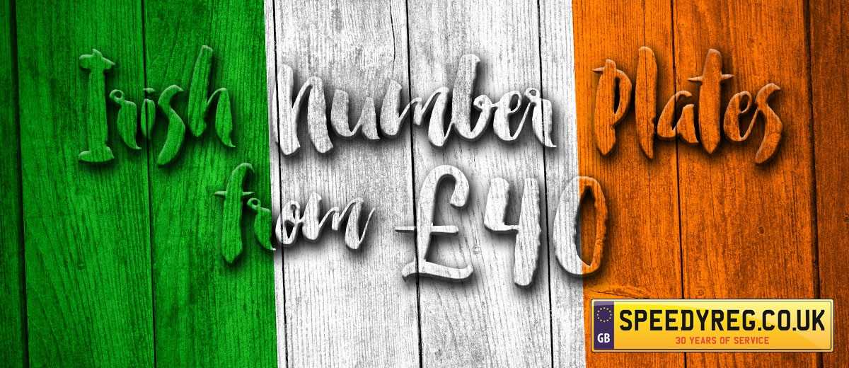 Irish Number Plates from £40