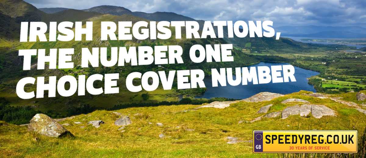 Irish registrations - the number one choice of cover number