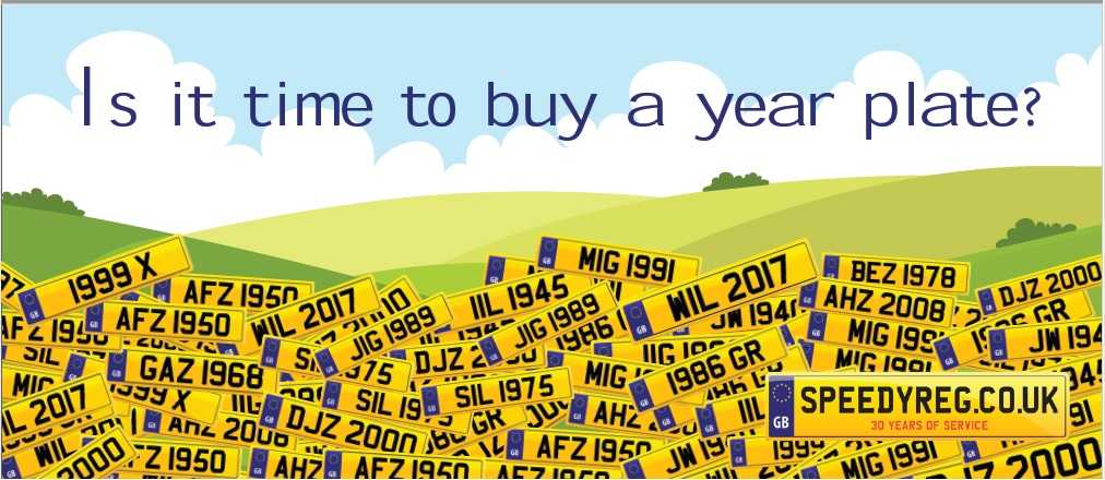 Is It Time To Buy A Year Plate?