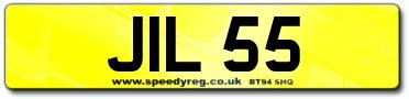 JIL Irish Registration Plates