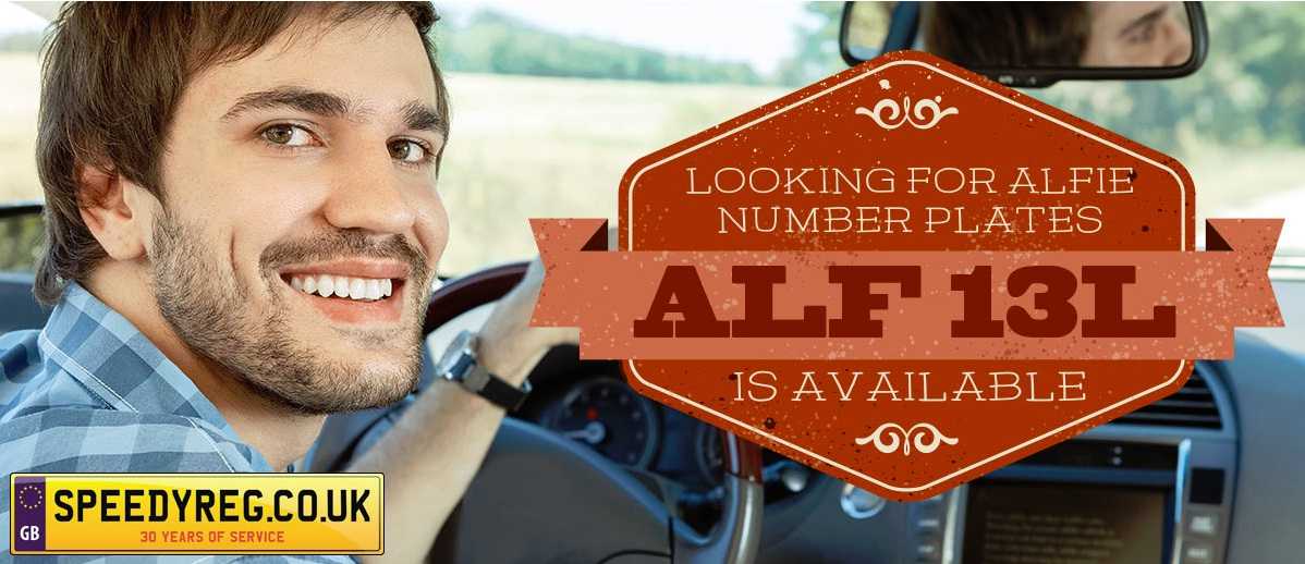 Looking for Alfie number plates... ALF 13L is available