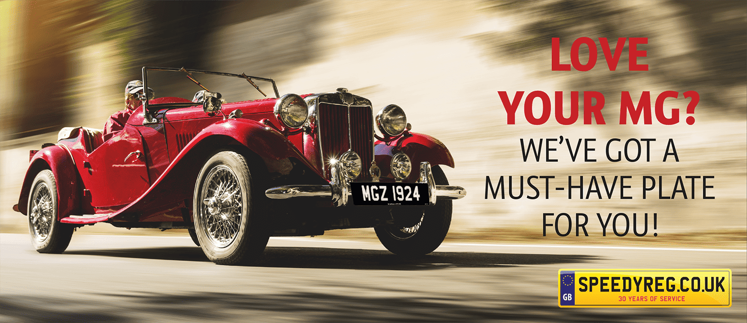 Love Your MG? We’ve Got a Must-have Plate for you!