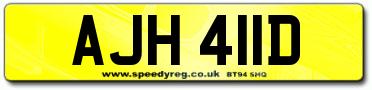New Stock Number Plates