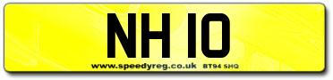 NH 10 Number Plates