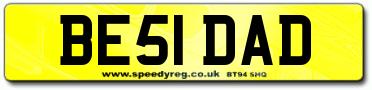 Number Plates a Perfect Father's Day Gift