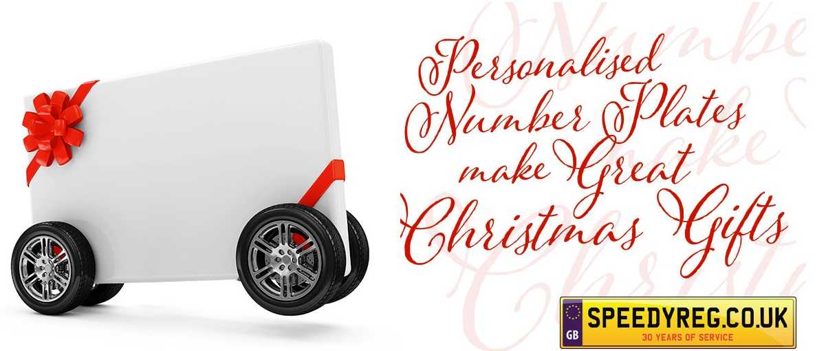 Personalised Number Plates make great Christmas Gifts