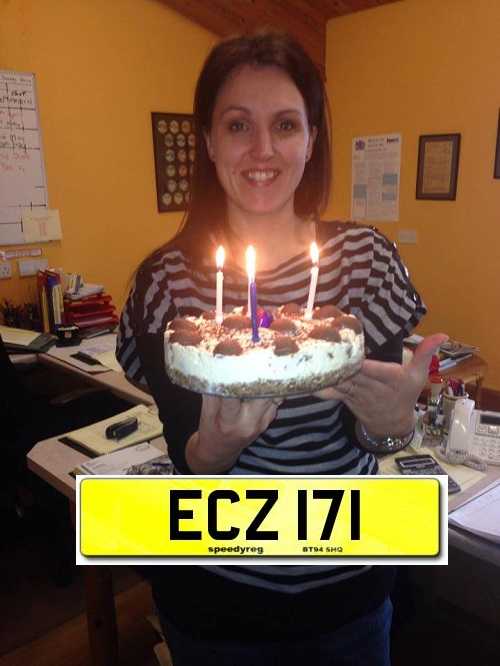 Speedy Reg wish Esther a happy birthday