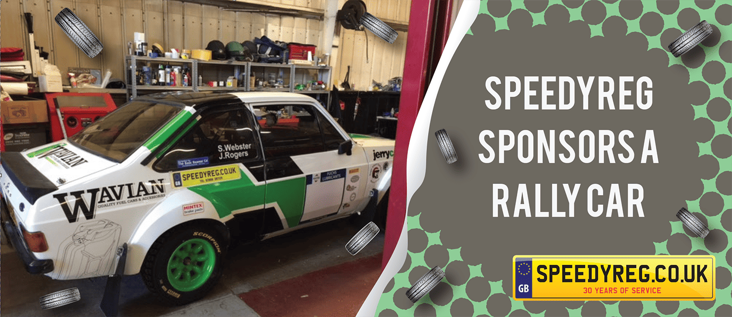 SpeedyReg Sponsor Simon Webster in Pirelli International Rally