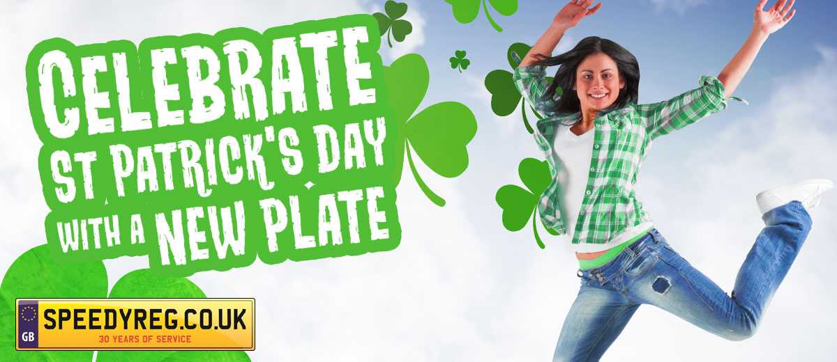 St Patrick's Number Plates
