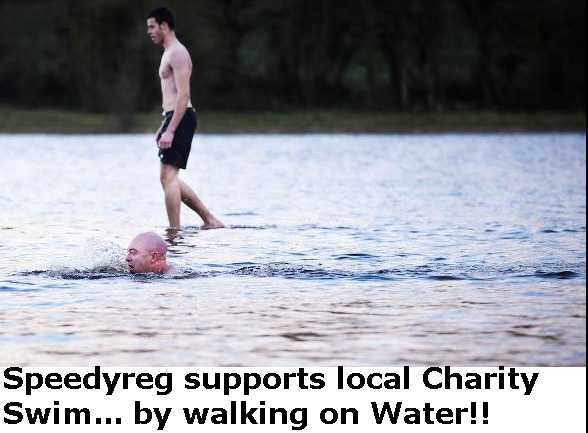 Speedyreg walks on water!!