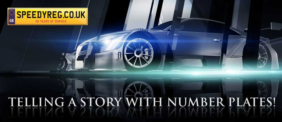 Telling a story with number plates!