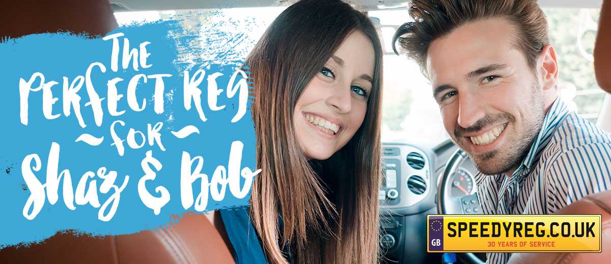 The perfect reg for Shaz and Bob