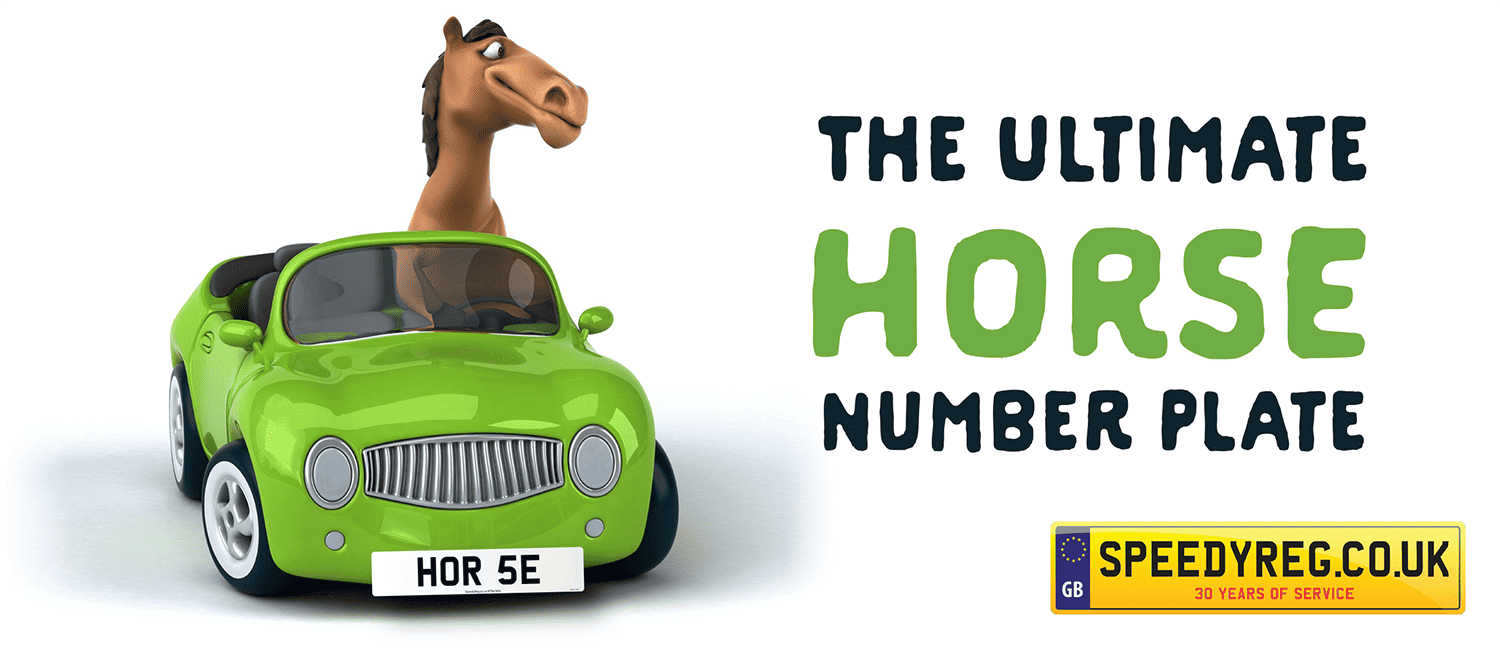 The Ultimate HORSE number plate
