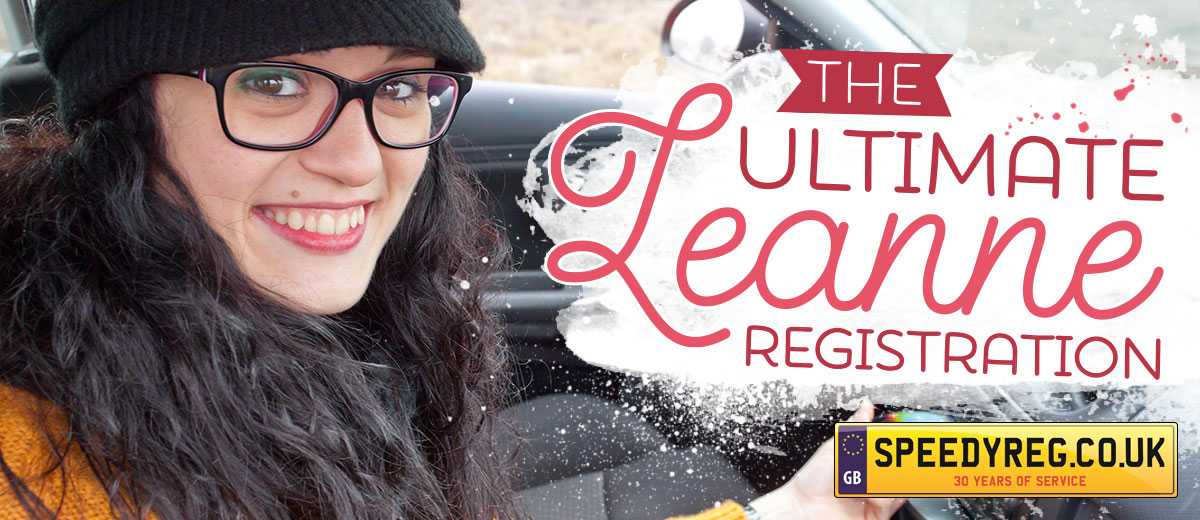 The ultimate Leanne registration