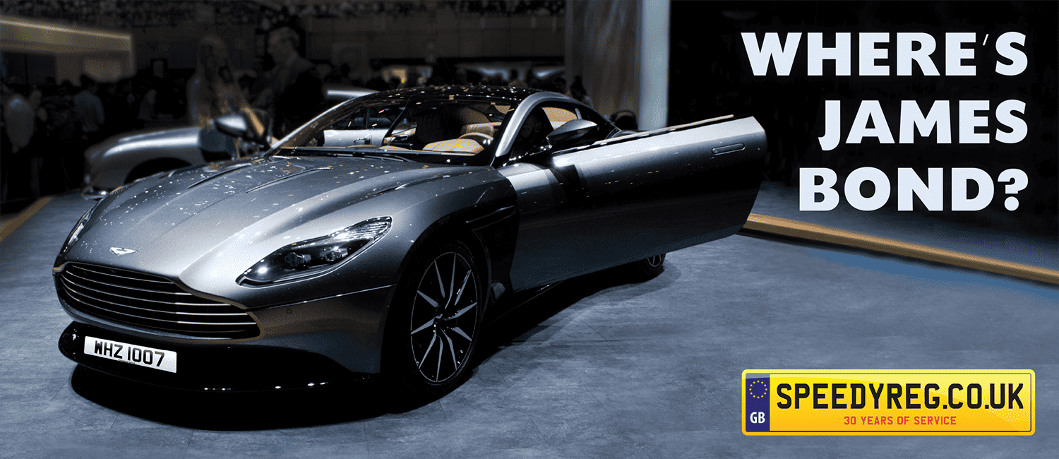 Where’s Bond? Check out our Secret Agent WHZ 1007 plate!