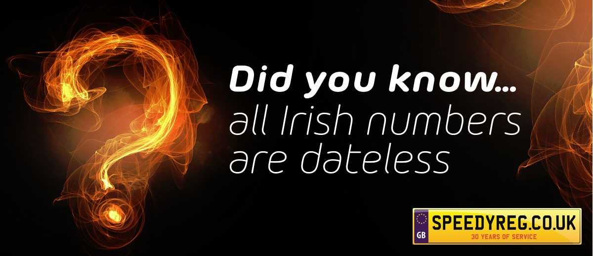 Why Are Irish Number Plates Dateless?