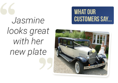 Cherished Registration on a cherished vehicle